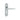 M Marcus - Manital - Lilla Door Handles on Backplate - Lock - Pair; #finish_polished-chrome
