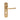 M Marcus - Manital - Lilla Door Handles on Backplate - Lock - Pair; #finish_satin-brass