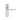 M Marcus - Manital - Lilla Door Handles on Backplate - Lock - Pair; #finish_satin-chrome