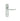 M Marcus - Manital - Lilla Door Handles on Backplate - Lock - Pair; #finish_satin-chrome