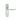 M Marcus - Manital - Lilla Door Handles on Backplate - Euro Lock - Pair; #finish_satin-chrome