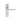 M Marcus - Manital - Lilla Door Handles on Backplate - Latch - Pair; #finish_satin-chrome