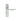 M Marcus - Manital - Lilla Door Handles on Backplate - Latch - Pair; #finish_satin-chrome