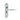M Marcus - Manital - Lilla Door Handles on Backplate - Bathroom - Pair; #finish_polished-chrome