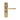 M Marcus - Manital - Lilla Door Handles on Backplate - Bathroom - Pair; #finish_satin-brass