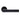 M Marcus - Carlisle Brass - Sasso Door Handles on Rose - Pair; #finish_matt-black