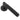 M Marcus - Carlisle Brass - Terazzo Door Handles on Rose - Pair; #finish_matt-black