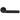 M Marcus - Carlisle Brass - Terazzo Door Handles on Rose - Pair; #finish_matt-black