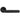 M Marcus - Carlisle Brass - Masano Door Handles on Rose - Pair; #finish_matt-black