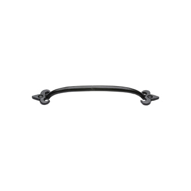 M Marcus - M.Marcus Architectural Hardware - Black Iron Fleur De Lys Cabinet Pull - 203mm; #finish_matt-black