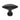 M Marcus - M.Marcus Architectural Hardware - Black Iron Elliptical Cabinet Knob - 50mm; #finish_matt-black