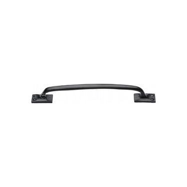 M Marcus - M.Marcus Architectural Hardware - Black Iron Offset Cabinet Pull - 260mm; #finish_matt-black