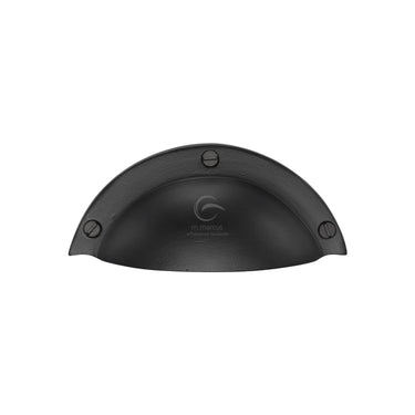 M Marcus - M.Marcus Architectural Hardware - Black Iron Traditional Cabinet Drawer Pull; #finish_matt-black
