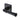 M Marcus - M.Marcus Architectural Hardware - Black Iron Claverley Door Handles on Square Rose; #finish_matt-black