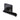 M Marcus - M.Marcus Architectural Hardware - Black Iron Donnington Door Handles on Square Rose; #finish_matt-black