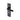 M Marcus - M.Marcus Architectural Hardware - Bridgnorth Door Handles - Black Iron - Lock - Pair; #finish_matt-black