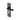 M Marcus - M.Marcus Architectural Hardware - Bridgnorth Door Handles - Black Iron - Euro Lock - Pair; #finish_matt-black