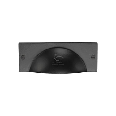 M Marcus - M.Marcus Architectural Hardware - Black Iron Cheshire Cabinet Drawer Pull; #finish_matt-black