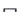 M Marcus - M.Marcus Architectural Hardware - Black Iron Anvil Cabinet Pull Handle - Bar - 96mmm CTC; #finish_matt-black