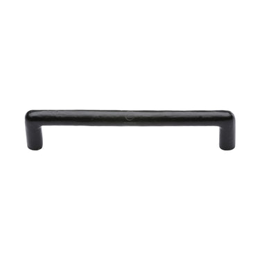 M Marcus - M.Marcus Architectural Hardware - Black Iron Round Cabinet Pull Handle - Bar - 160mm CTC; #finish_matt-black