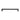 M Marcus - M.Marcus Architectural Hardware - Black Iron Round Cabinet Pull Handle - Bar - 192mm CTC; #finish_matt-black