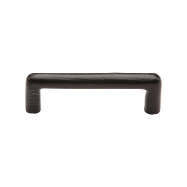 M Marcus - M.Marcus Architectural Hardware - Black Iron Round Cabinet Pull Handle - Bar - 96mm CTC; #finish_matt-black