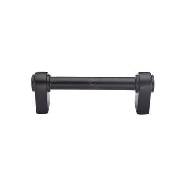 M Marcus - M.Marcus Architectural Hardware - Black Iron Ironbridge Cabinet Pull Handle - Bar - 96mm CTC; #finish_matt-black