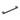 M Marcus - M.Marcus Architectural Hardware - Black Iron Metro Cabinet Pull Handle - Bar - 160mm CTC; #finish_matt-black