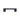 M Marcus - M.Marcus Architectural Hardware - Black Iron Metro Cabinet Pull Handle - Bar - 96mm CTC; #finish_matt-black