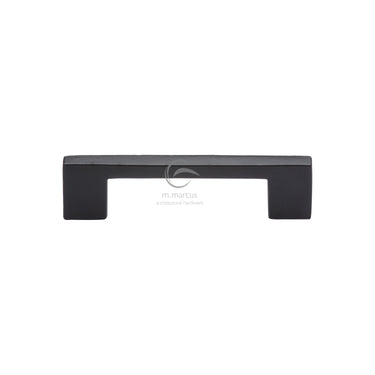 M Marcus - M.Marcus Architectural Hardware - Black Iron Metro Cabinet Pull Handle - Bar - 96mm CTC; #finish_matt-black