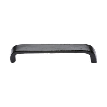 M Marcus - M.Marcus Architectural Hardware - Black Iron Curved D Shaped Cabinet Pull Handle - 160mm CTC; #finish_matt-black