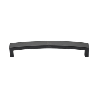 M Marcus - M.Marcus Architectural Hardware - Black Iron Arched Cabinet Pull Handle - Bar - 160mm CTC; #finish_matt-black