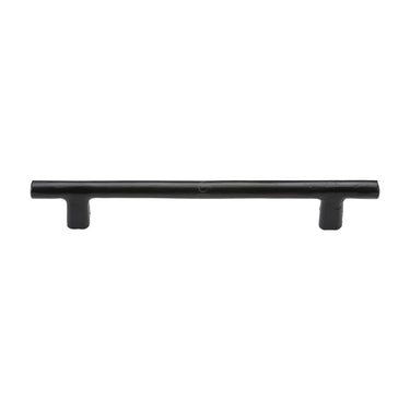M Marcus - M.Marcus Architectural Hardware - Black Iron Round Bar Cabinet Pull Handle - Bar - 192mm CTC; #finish_matt-black
