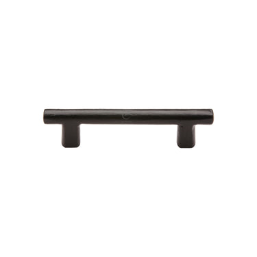 M Marcus - M.Marcus Architectural Hardware - Black Iron Round Bar Cabinet Pull Handle - Bar - 96mm CTC; #finish_matt-black