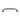 M Marcus - M.Marcus Architectural Hardware - Black Iron Durham Cabinet Pull Handle - 160mm CTC; #finish_matt-black