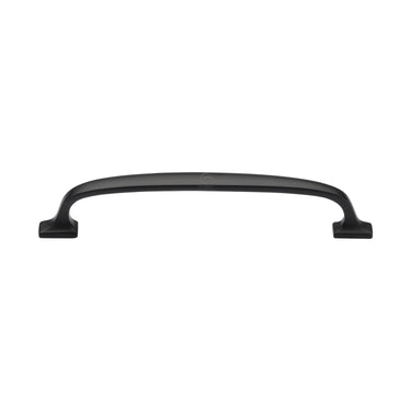 M Marcus - M.Marcus Architectural Hardware - Black Iron Durham Cabinet Pull Handle - 160mm CTC; #finish_matt-black
