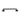 M Marcus - M.Marcus Architectural Hardware - Black Iron Traditional Cabinet Pull Handle - Bar - 160mm CTC; #finish_matt-black