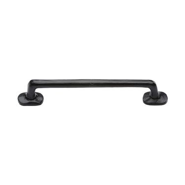 M Marcus - M.Marcus Architectural Hardware - Black Iron Traditional Cabinet Pull Handle - Bar - 160mm CTC; #finish_matt-black