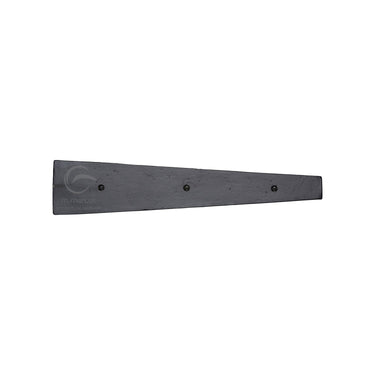 M Marcus - M.Marcus Architectural Hardware - Straight Black Iron Dummy Hinge - 308mm; #finish_matt-black