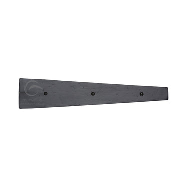 M Marcus - M.Marcus Architectural Hardware - Straight Black Iron Dummy Hinge - 400mm; #finish_matt-black