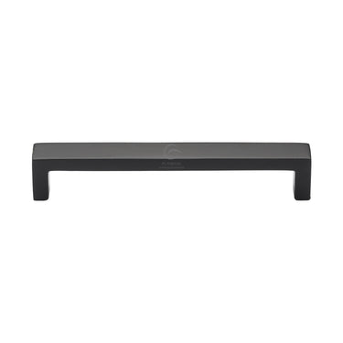 M Marcus - M.Marcus Architectural Hardware - Black Iron Wide Metro Cabinet Pull Handle - Bar - 160mm CTC; #finish_matt-black