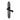 M Marcus - M.Marcus Architectural Hardware - Grafton Door Handles - Black Iron - Lock - Pair; #finish_matt-black