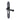 M Marcus - M.Marcus Architectural Hardware - Hadley Door Handles - Black Iron - Euro Lock - Pair; #finish_matt-black