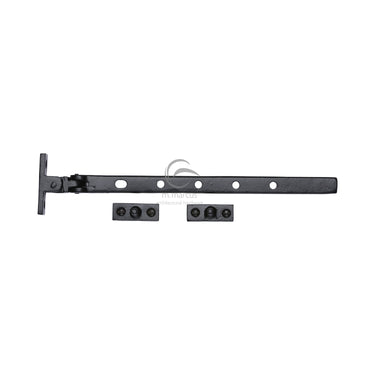 M Marcus - M.Marcus Architectural Hardware - Matt Black Iron - Casement Window Stay - 10"; #finish_matt-black