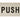 M Marcus - Eurospec - Door Signage - 30mm x 75mm - Push; #finish_satin-stainless-steel