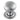 M Marcus - Carlisle Brass - Hollow Victorian Cabinet Knob - 32mm; #finish_satin-chrome
