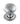 M Marcus - Carlisle Brass - Hollow Victorian Cabinet Knob - 38mm; #finish_satin-chrome
