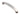M Marcus - Carlisle Brass - Radius End Flat Bow Handle - 128mm CTC; #finish_satin-nickel