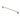 M Marcus - Carlisle Brass - Squared Slimline D Handle - 256mm CTC; #finish_satin-nickel