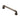 M Marcus - Carlisle Brass - Copper Pipe Bar Handle - 128mm CTC; #finish_pewter